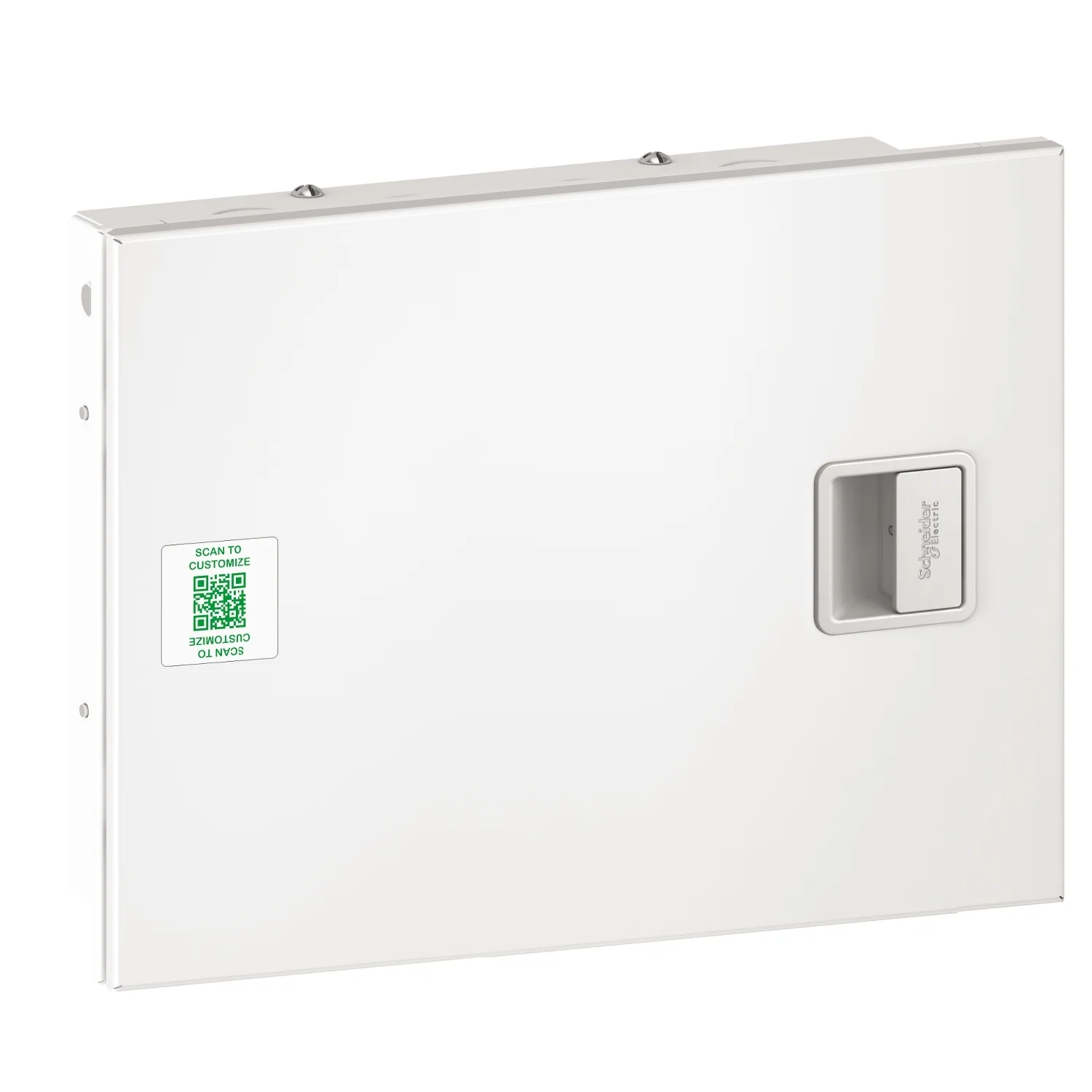 Schneider Electric Distribution Boards range showing SPN, TPN, Single/Double Door, Flush/Surface Mount, Residential/Commercial solutions.