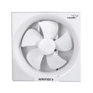 Sleek white V-Guard Aerotide 8 exhaust fan.